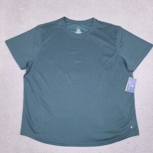 Vively Performance T-Shirt Mens 3XL Green Fast Dri Basic Tee Athletic Sports NWT